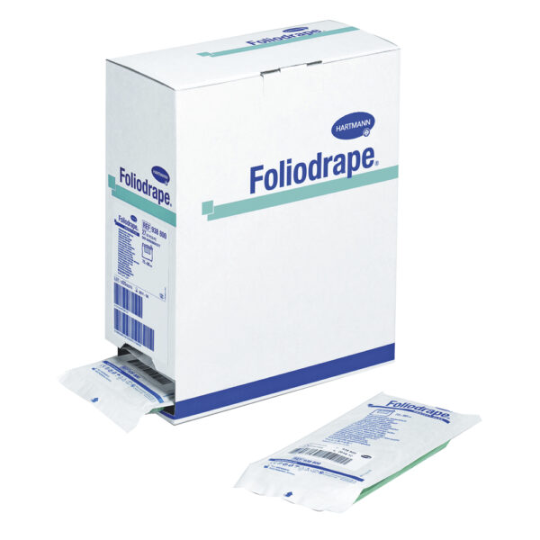 CHAMPS STERILES FOLIODRAPE 90X150CM VERT (20)