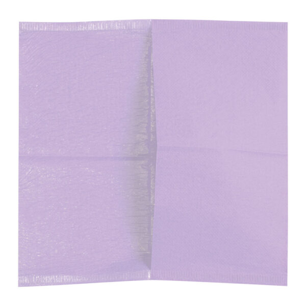 POCHETTES TETIERES PAPIER PLASTIFIE 33X34CM LAVANDE MEDIBASE (300